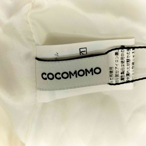 cocomomo ファー付き 中綿 ジャケット フェイク ダウン ジャケット レディース FREE