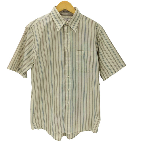 アロー ARROW DOVER メキシコ製 ボタンダウン S/S ストライプ シャツ メンズ 16