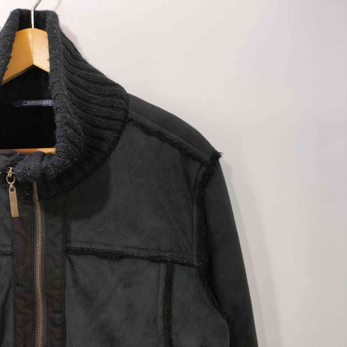 NAVIGATA ジップアップ フェイクムートンジャケット メンズ import:L