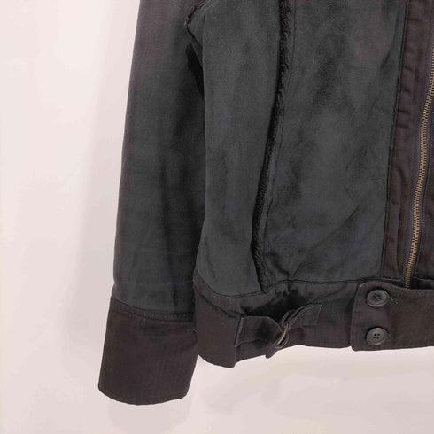 NAVIGATA ジップアップ フェイクムートンジャケット メンズ import:L