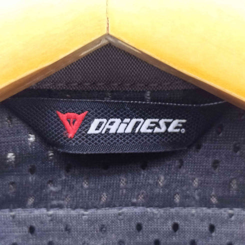 Dainese ロゴ刺繍 プロテクター付き メッシュバイカージャケット メンズ EUR:46