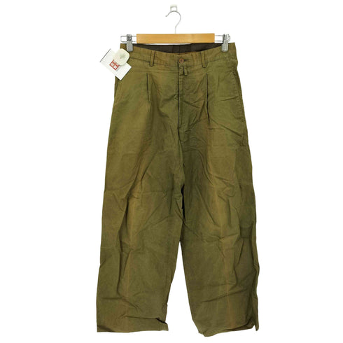 OLIVER イタリア製 ワイドタックパンツ メンズ