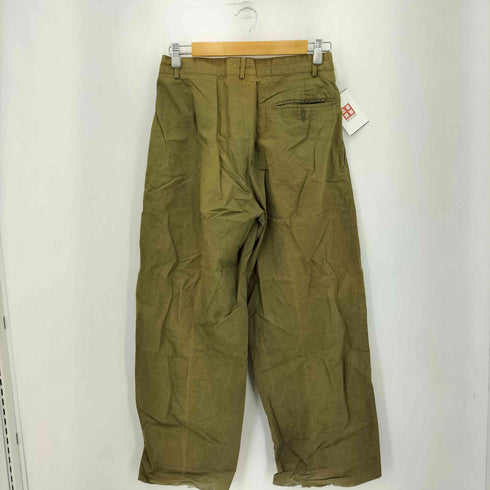 OLIVER イタリア製 ワイドタックパンツ メンズ