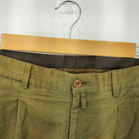OLIVER イタリア製 ワイドタックパンツ メンズ