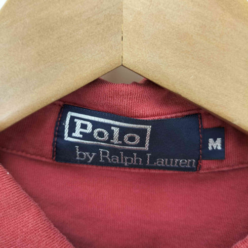 ポロバイラルフローレン Polo by RALPH LAUREN ポニー刺繍ボタンダウン天竺編みシャツ メンズ import:M