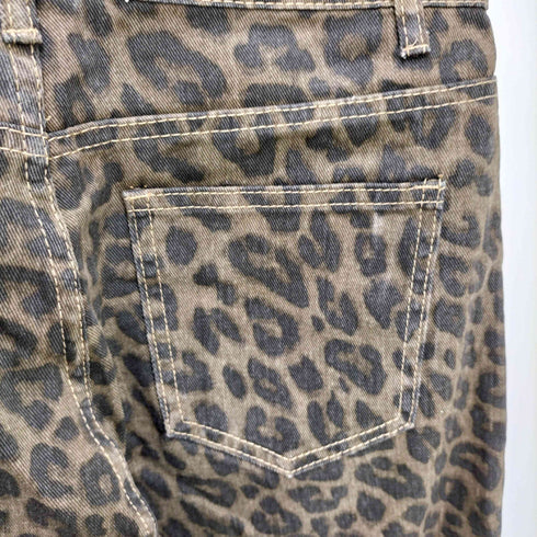 レオパードワイドパンツ レディース JPN:M