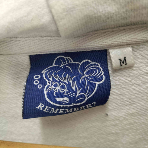 REMEMBER ロゴ刺繍 ジップパーカー メンズ JPN:M