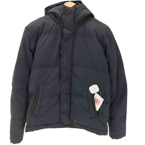 ラッセルアスレチック RUSSELL ATHLETIC 袖ロゴ 刺繍 フーデッド ダウン ジャケット メンズ import:M