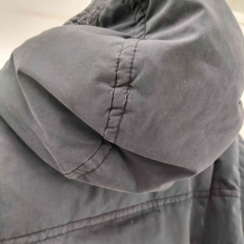 ラッセルアスレチック RUSSELL ATHLETIC 袖ロゴ 刺繍 フーデッド ダウン ジャケット メンズ import:M