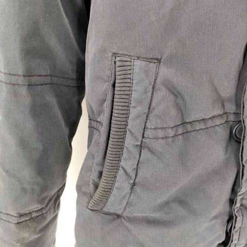 ラッセルアスレチック RUSSELL ATHLETIC 袖ロゴ 刺繍 フーデッド ダウン ジャケット メンズ import:M