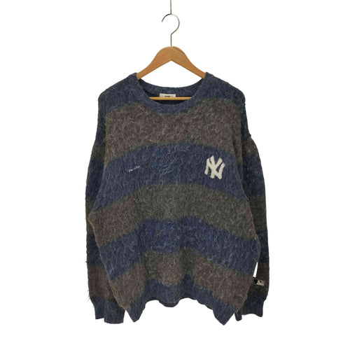 ペルーシュ Perushu MLB モヘアタッチボーダーニット メンズ JPN:L