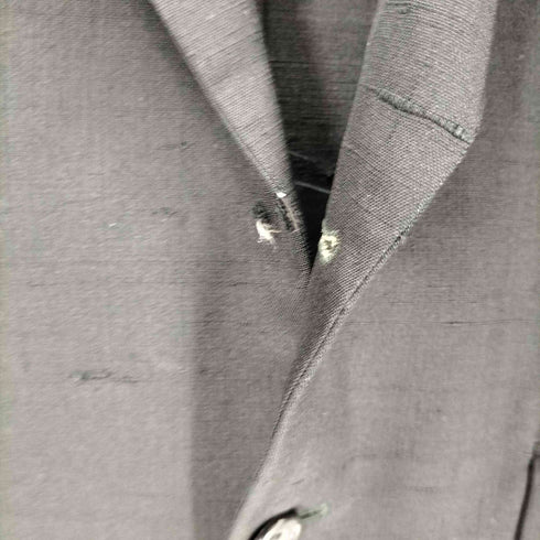 エルメネジルドゼニア Ermenegildo Zegna PURE SILK シルクテーラードジャケット メンズ US:44