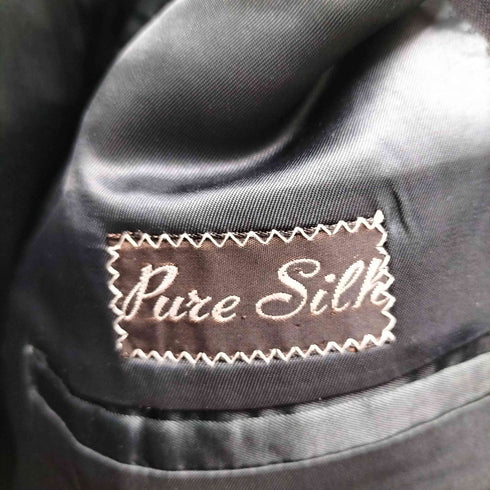 エルメネジルドゼニア Ermenegildo Zegna PURE SILK シルクテーラードジャケット メンズ US:44