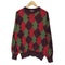 イヴサンローラン Yves Saint Laurent 80-90s アーガイル柄 ニット メンズ import:M