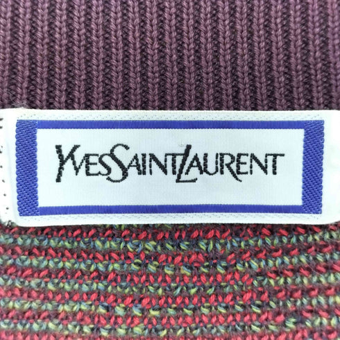 イヴサンローラン Yves Saint Laurent 80-90s アーガイル柄 ニット メンズ import:M