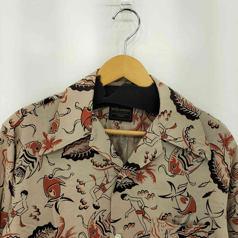 バイグラッドハンド BY GLADHAND SEA ISLAND - L/S COVERALL SHIRTS 総柄 長袖シャツ メンズ JPN:S