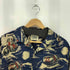 オールドクロウ OLD CROW 24SS BLACKBIRD – S/S SHIRTS 総柄 レーヨン 半袖シャツ メンズ JPN:L