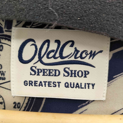 オールドクロウ OLD CROW 24SS BLACKBIRD – S/S SHIRTS 総柄 レーヨン 半袖シャツ メンズ JPN:L