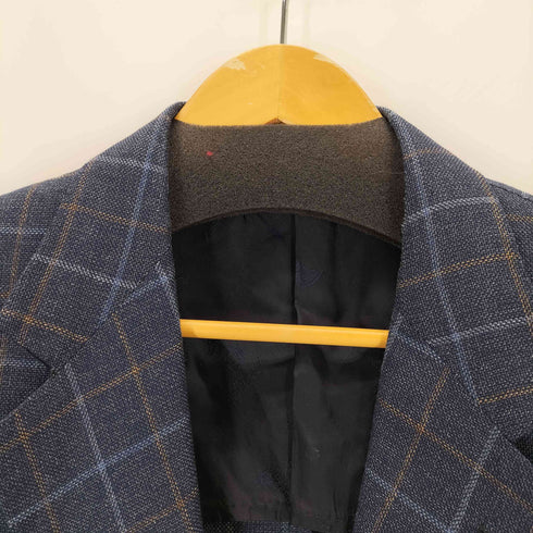 ブリオーニ BRIONI TRAIANO 2Bテーラードジャケット チェック メンズ EUR:46