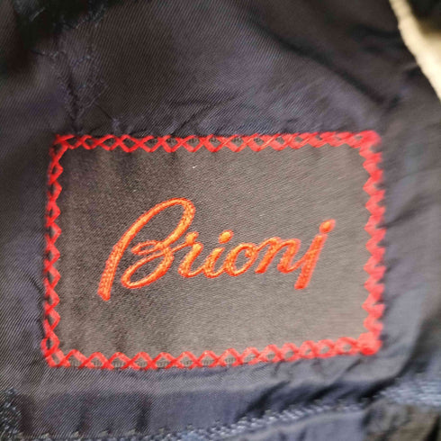 ブリオーニ BRIONI TRAIANO 2Bテーラードジャケット チェック メンズ EUR:46
