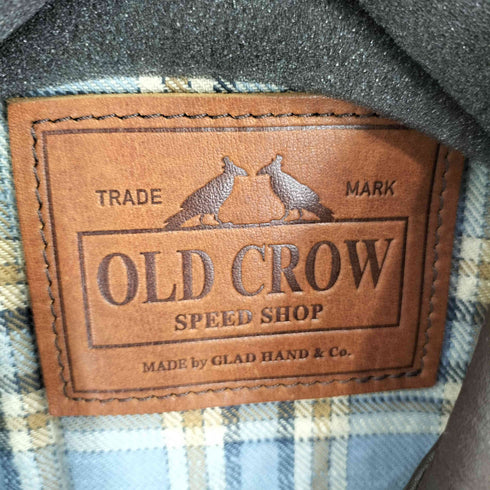 オールドクロウ OLD CROW 101 MOTORCYCLE JACKET カウレザー モーターサイクルジャケット メンズ JPN:M