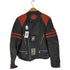 MOTO-CUIR ワッペンデザインライダースジャケット メンズ