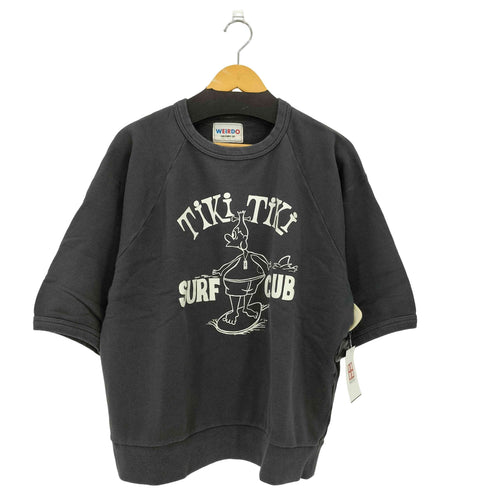 ウィアード WEIRDO 24SS TIKITIKI SURF CLUB - S/S SWEAT イラストプリント 半袖スウェット メンズ JPN:M