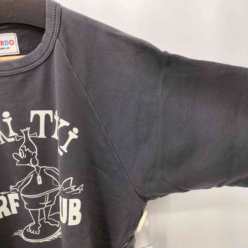 ウィアード WEIRDO 24SS TIKITIKI SURF CLUB - S/S SWEAT イラストプリント 半袖スウェット メンズ JPN:M
