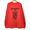 オールドスクール デスメタルバンド アートワーク プリント L/S Tシャツ メンズ import:XL