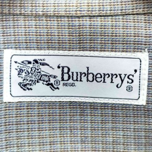 バーバリーズ BURBERRYS チェック柄 ボタンダウンシャツ メンズ 37-79