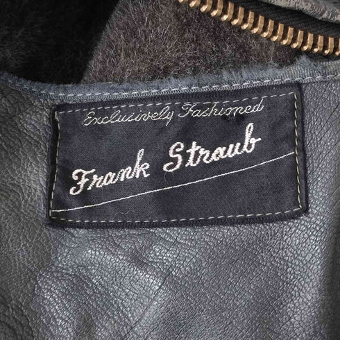 Frank Straub servalジップ レザージャケット メンズ JPN:50