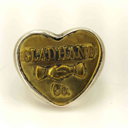 グラッドハンド GLADHAND BUTTON RING ハートモチーフリング メンズ 13号