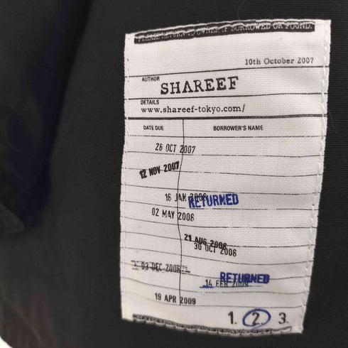 シャリーフ SHAREEF BODY BAG VEST メンズ JPN:2