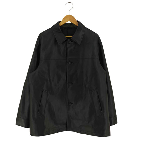 ジーユー GU フェイクレザーブルゾンNT+E メンズ JPN:XL