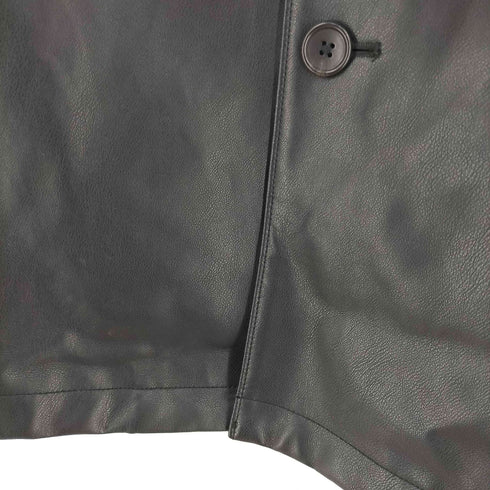 ジーユー GU フェイクレザーブルゾンNT+E メンズ JPN:XL