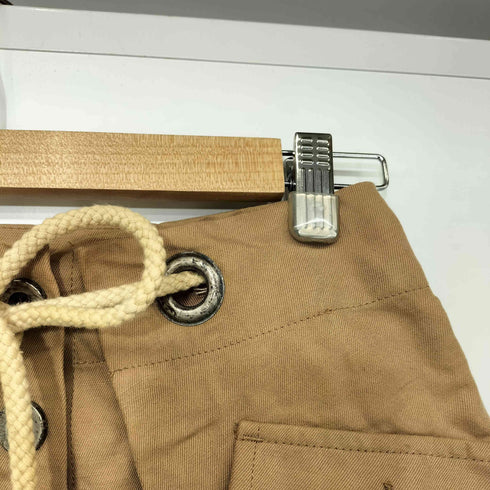 シーバイクロエ SEE BY CHLOE コットンリネン混 ウエストドローコード ポケットデザイン ミニスカート レディース EUR:38