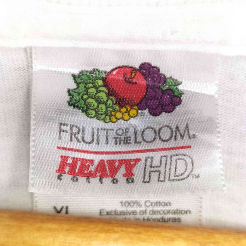 フルーツオブザルーム FRUIT OF THE LOOM フロント企業プリント S/S Tシャツ メンズ import:XL