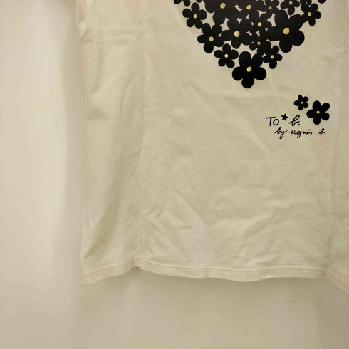 トゥービーバイアニエスベー To b. by agnes b. プリントクルーネック カットソー メンズ