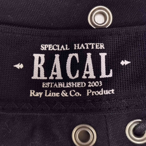 ラカル RACAL アウトドアハット ドローコード パラフィン加工 メンズ JPN:M