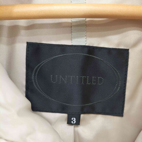 アンタイトル UNTITLED ロングダウンコート レディース JPN:3