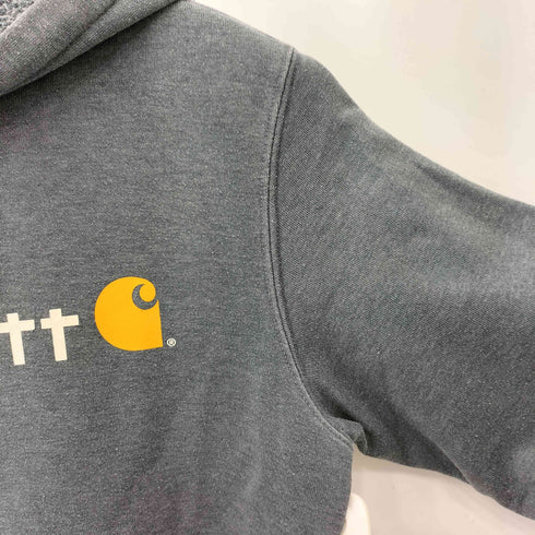 カーハート Carhartt ロゴプリント プルオーバーパーカー メンズ import:S