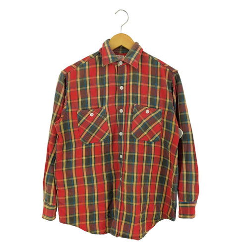 ビッグマック BIG MAC 60S チェック ヘビーネルシャツ メンズ 15-15½