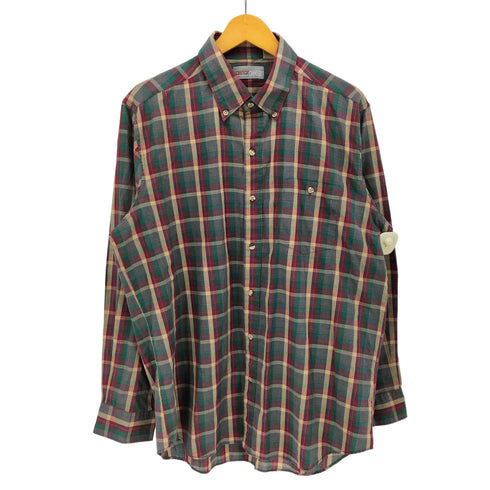 ASTORONE 80-90S チェック L/S ボタンダウン シャツ メンズ import:L