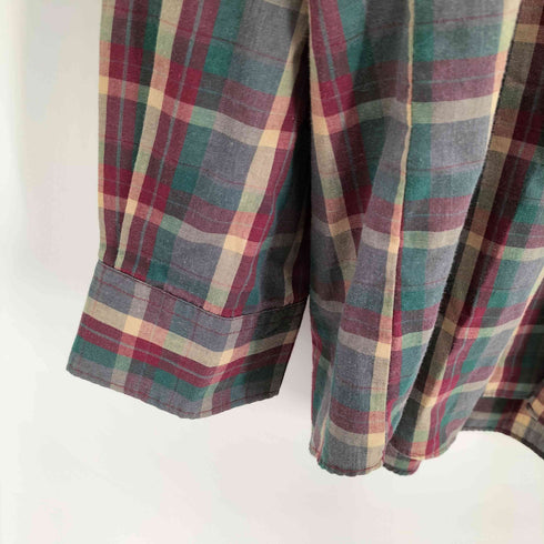ASTORONE 80-90S チェック L/S ボタンダウン シャツ メンズ import:L