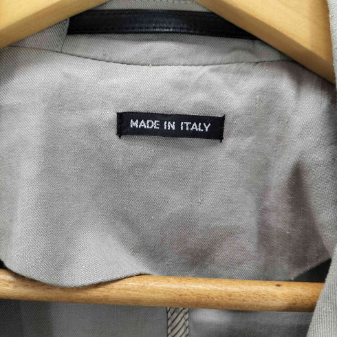 ジョルジオアルマーニ Giorgio Armani 13SS イタリア製 リネン ビスコース 背抜き 2B テーラード ジャケット メンズ EUR:48