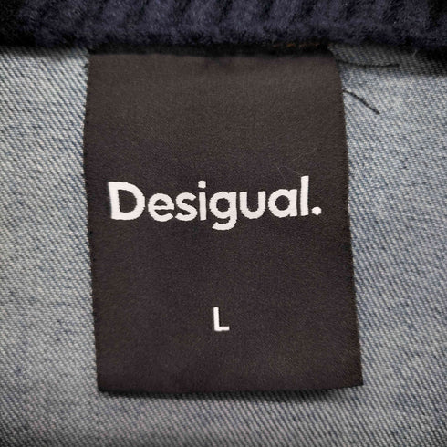 デシグアル Desigual ハイブリッド デニムジャケット レディース import:L
