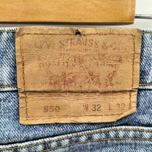 リーバイス Levis 90S USA製 ボタン裏532刻印 550 ルーズフィット デニム パンツ メンズ W32 L32