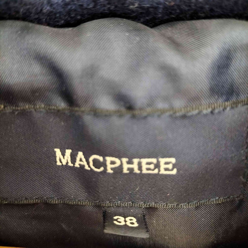 マカフィー MACPHEE ノルディック柄 ショート丈 ダウンジャケット レディース JPN:38