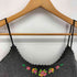 ALBA ROSA 小花 刺繍 ニット キャミソール Y2K レディース FREE