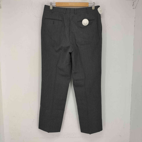 バーバリーズ BURBERRYS 70-80s ヘリンボーン柄 ウール ノータック スラックス メンズ